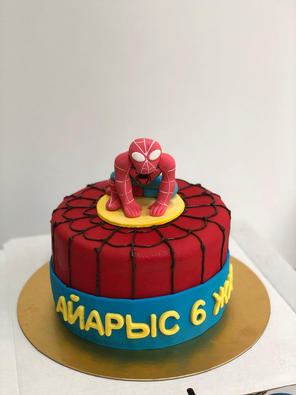 Торт Человек паук, Spiderman,  мальчику на день рождение