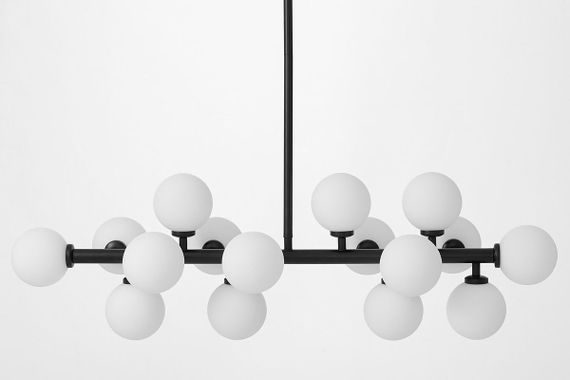 Подвесная люстра Lumina Deco Marsiada LDP 6033-16 BK