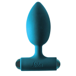 Бирюзовый анальный стимулятор 11,1см с перезаряжаемой вибропулей Lola Games Spice it up New Edition Perfection 2.0 8014-05lola