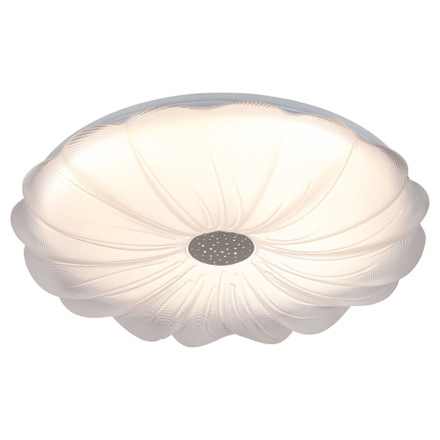 Светильник потолочный светодиодный ЭРА Классик без ДУ SPB-6 Muze 48W-5K WH+CH 5000К белый/шампань