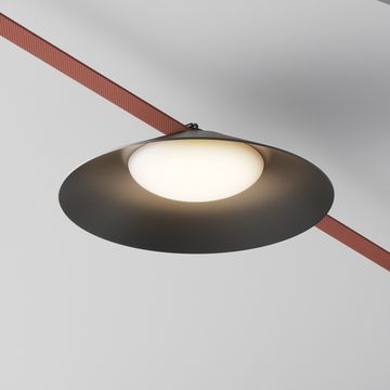 Трековый подвесной светодиодный светильник 12W 3000К TR127B-12W3K-B чёрный Campana Parity Maytoni