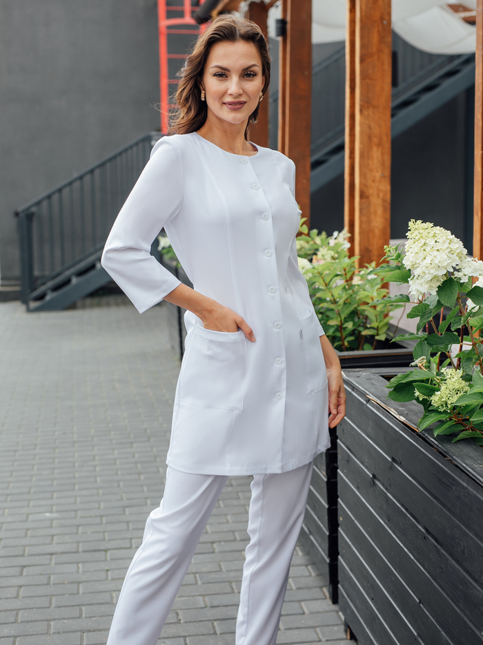 Блуза медицинская женская | Бл-362 к 3/4 либерти люкс