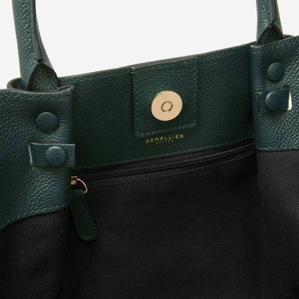 Сумка DeMellier The Midi New York Forest Green Small Grain