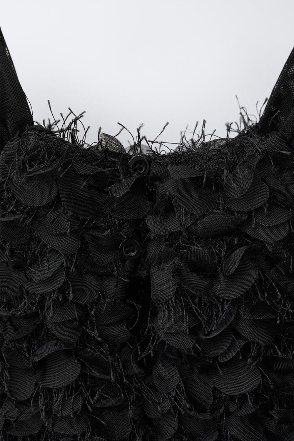 ZARA КОНТРАСТНОЕ ПЛАТЬЕ БЕЗ РУКАВОВ, ЧЕРНЫЙ