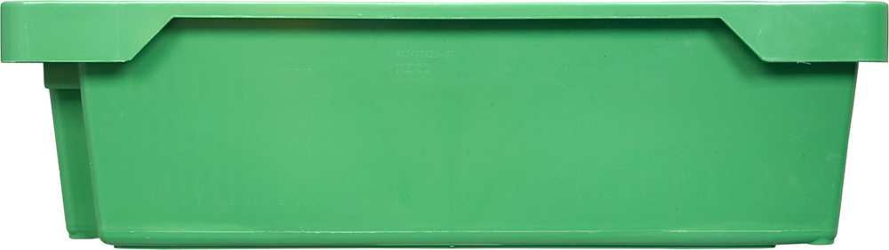 Ящик сплошной 800×400×225 мм, объем 72 л., арт.: 211, зелёный, код: 05551