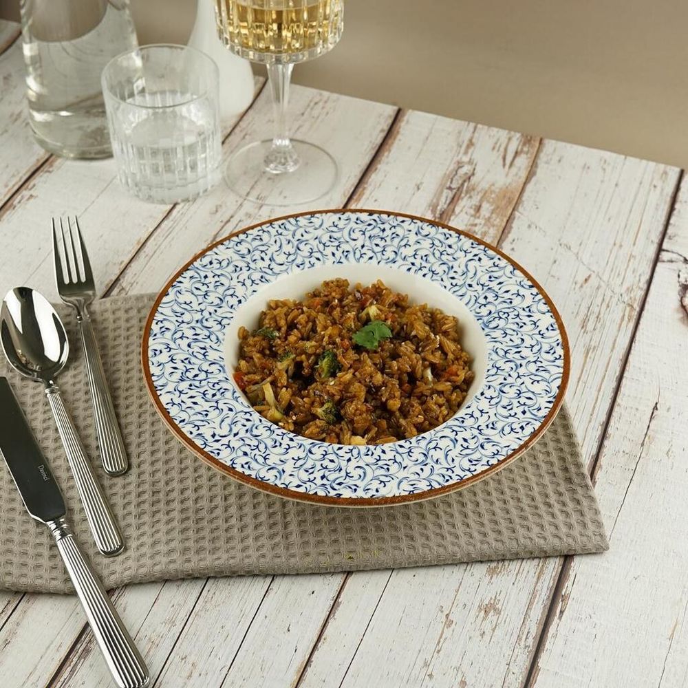 Тарелка глубокая 400 мл d 25 см для пасты, для супа Edera By Bone Innovation [6]