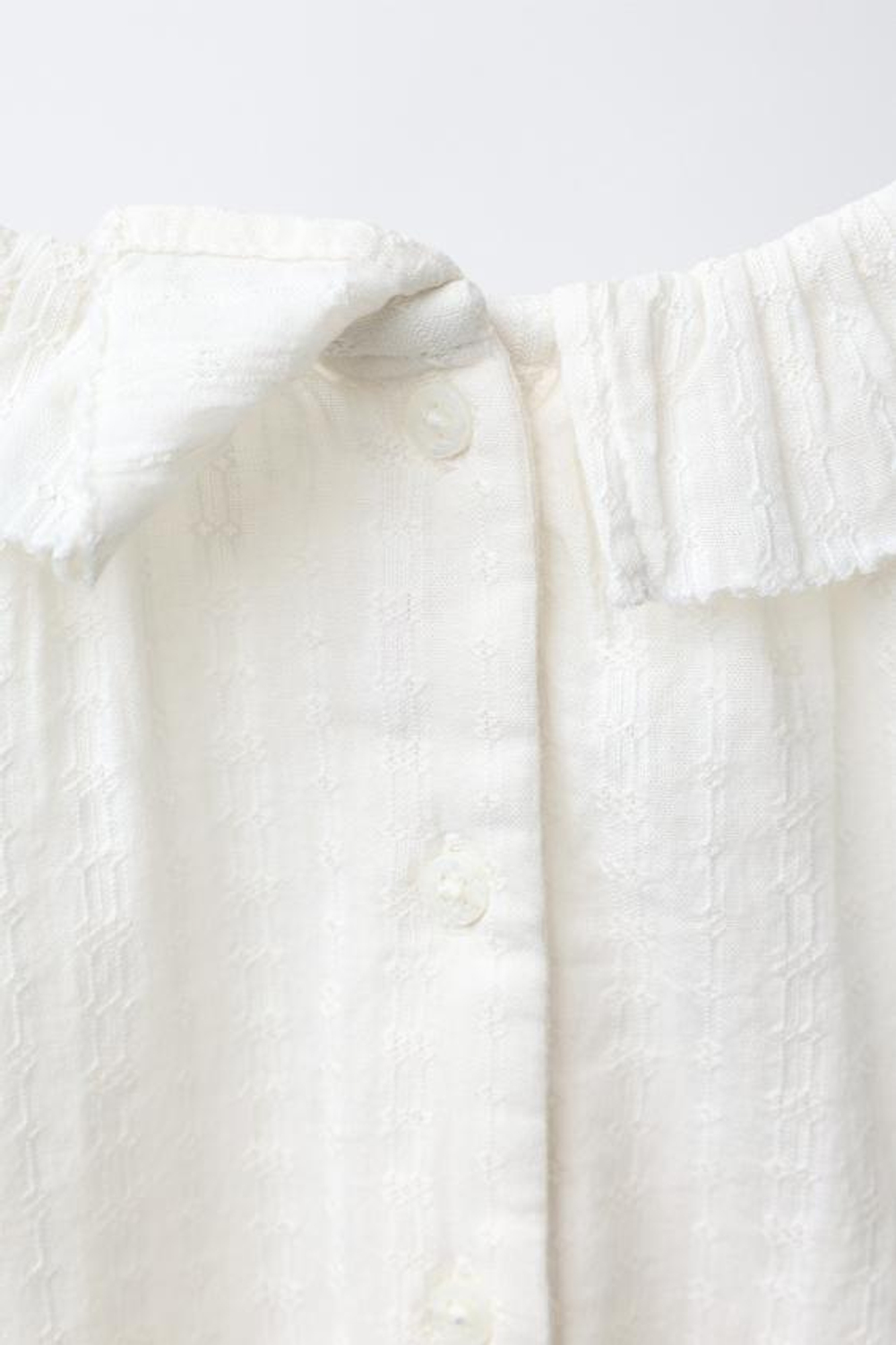 ZARA БОДИ С ВЫШИВКОЙ ВАЙНИКА, ЭКРЮ