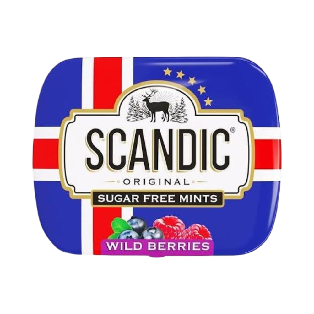 Конфеты без сахара SCANDIC лесняе ягоды 14гр