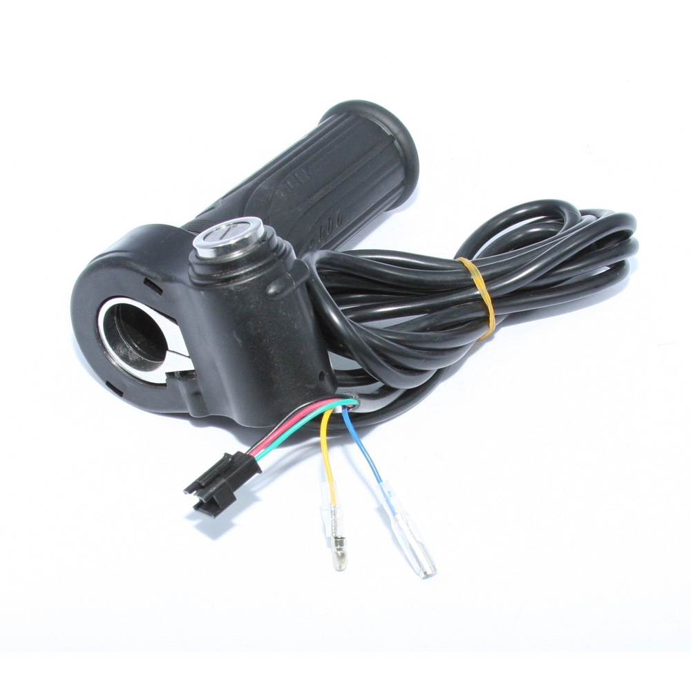 Ручка газа с замком зажигания и грипса для электросамоката универсальная