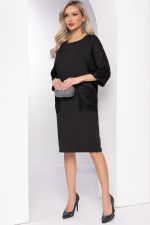 Платье "Кайла" (блэк) П8075 LT Collection