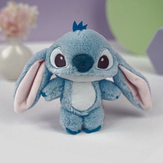 Мягкий брелок Стич "Милый глазастик" 12см, голубой