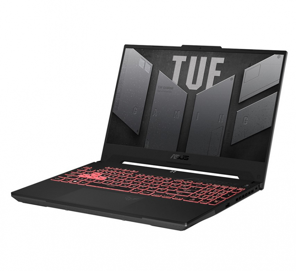 Ноутбук ASUS TUF Gaming A15 FA507RE-HN054 (90NR08Y2-M003B0) Core AMD R7-6800HS/8Gb/512GB SSD/15.6 FHD IPS 144Hz / GeForce RTX3050Ti 4Gb/WiFi/BT/Cam/Illum RGB KB/no OS/2.0Kg/Jaeger Gray