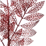 Ветка декоративная «Зимние листья» 85 см, Рубин