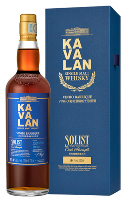 Виски Kavalan Solist Vinho Barrique Cask Single Cask Strength 59,4% 0,7 л