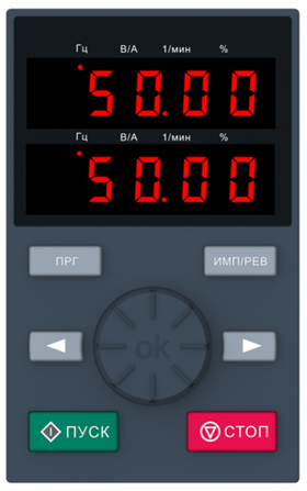 Двухрядная локальная панель оператора для ПЧВ1,3 [М01] ЛПО2 арт 129907
