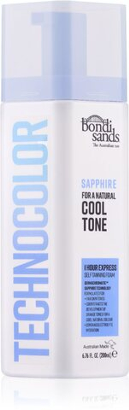 Bondi Sands Technocolor 1 Hour Express Sapphire - пена для автозагара /  Cool Natural 200  ml  / GTIN 810020173772