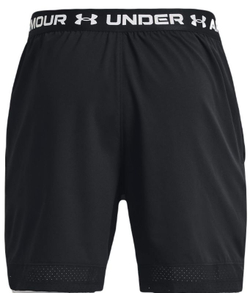 Мужские теннисные шорты Under Armour Men's UA Vanish Woven 2-in-1 Shorts - black/white
