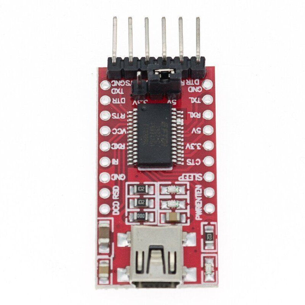 Конвертер-преобразователь USB-UART TTL FTDI FT232RL