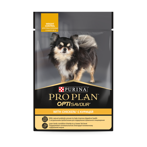 Pro plan корм консервированный для взрослых собак мелких пород optisavour weight control