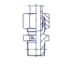 Штуцер FC DL06 NPT 1/8 (в сборе, B4, нерж.)