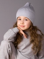 Шапка для девочки осенняя вязаная