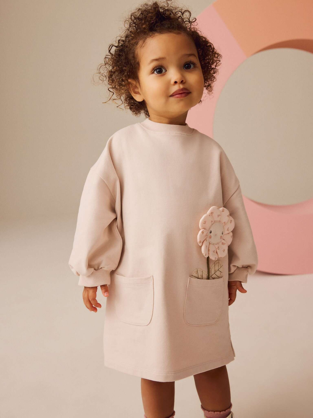 Платье для девочки Next E54-803, Светло-розовый