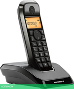 Радиотелефон DECT Motorola S1201 черный (107S1201BLACK)