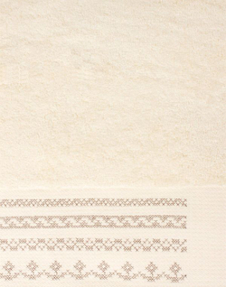 Набор полотенец 3 шт Devilla Орнамент экрю