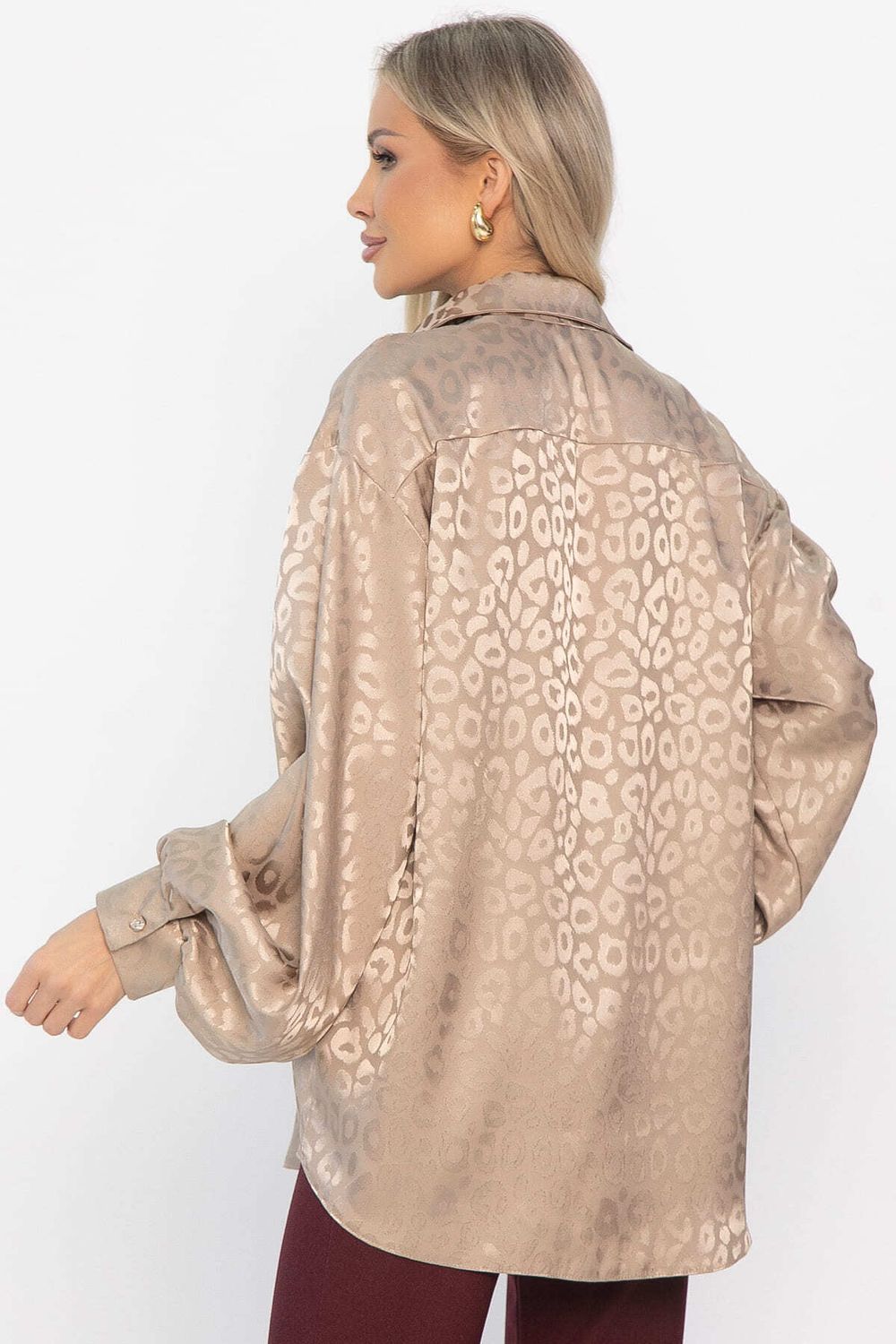 Рубашка атласная Все мысли о тебе (капучино) Б14503-7М LT Collection