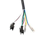 Ручка газа с вольтметром кнопкой и замком зажигания голубая ( кабель 1.7м )