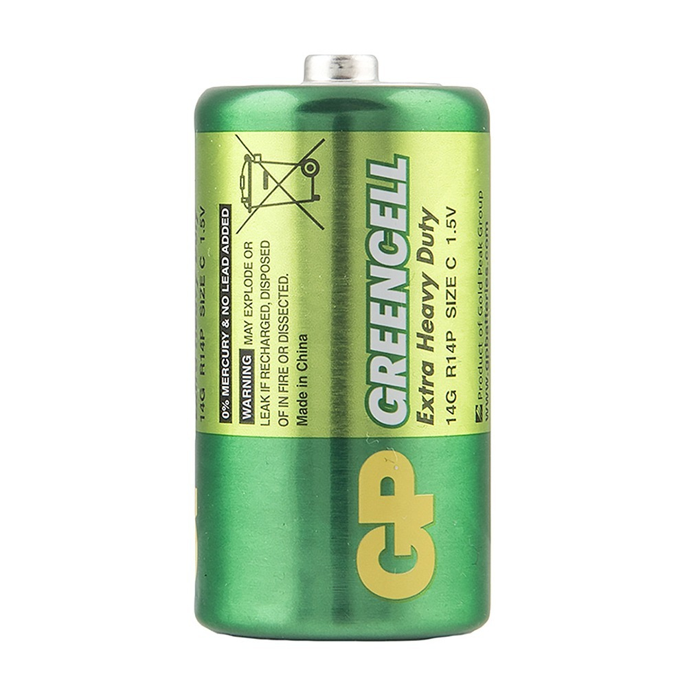 Батарейка R14 GP Extra Greencell 1 шт.