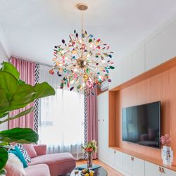 Потолочная Люстра Agate 8 L12 Multicolor By Imperiumloft