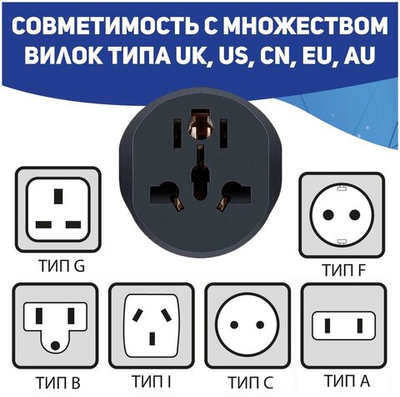 Сетевой универсальный переходник, 16А, 3500Вт