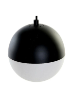 Потолочный светильник DKD Home Decor Белый Чёрный Металл Стеклянный 220 V (40 x 40 x 80 cm)