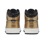 Кроссовки Air Jordan 1 Mid Metallic Gold Black