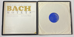 Винтажная виниловая пластинка LP J. S. Bach И. С. Бах Motets BWV 225-230 (Чехословакия 1978)