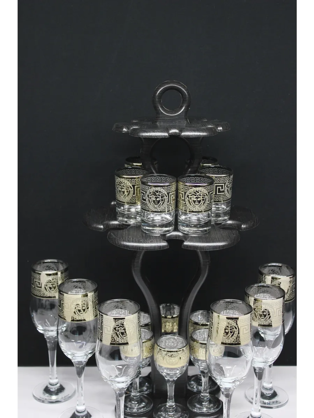 Барный набор 18 предметный с Бокалом