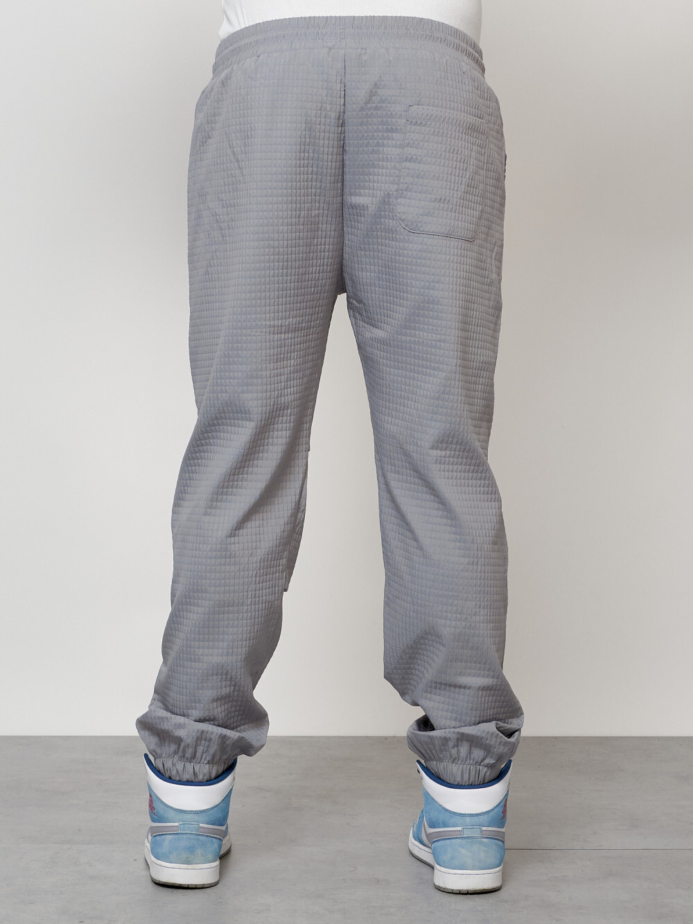Спортивный костюм мужской модный серого цвета 15010Sr