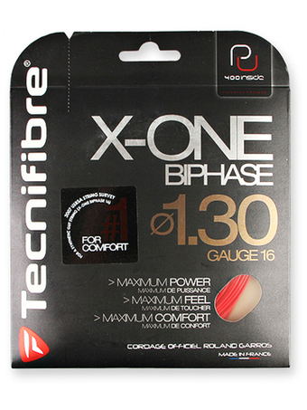 Теннисные струны Tecnifibre X One Biphase (12 m) - red