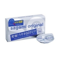 Ультратонкие презервативы Sagami Original 0.02 Quick 6шт