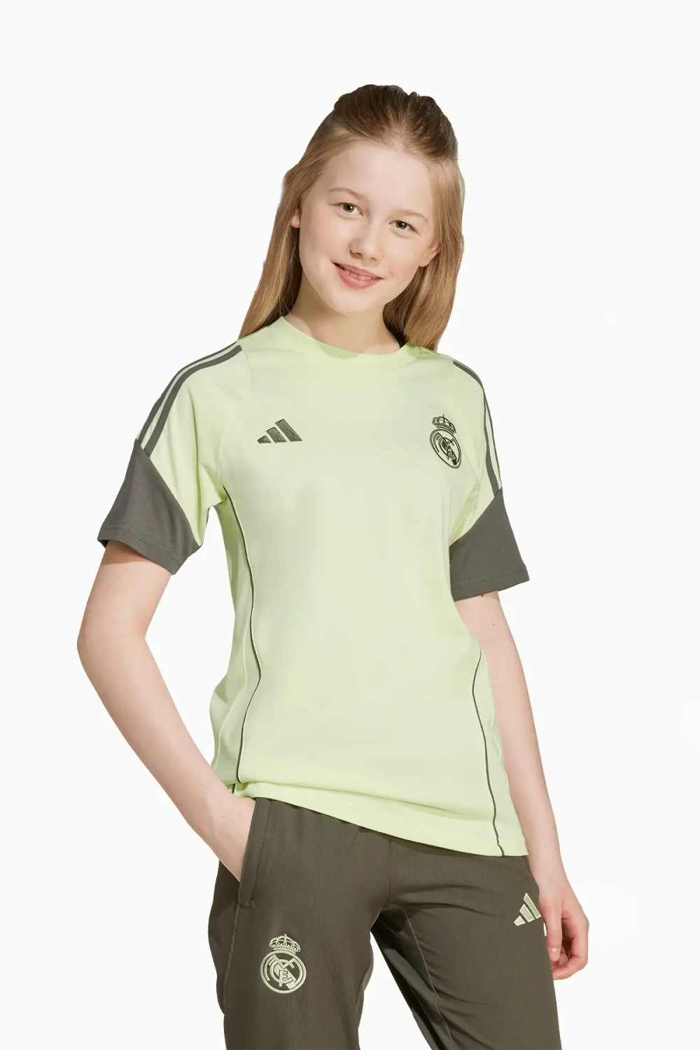 Футболка adidas Real Madrid 25/26 Sweat Tee Junior - зеленый