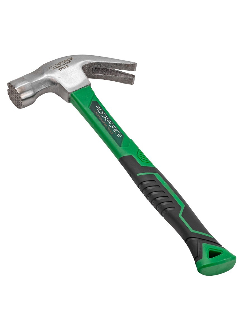Молоток-гвоздодер с магнитным держателем гвоздя 350гр. RockForce RF-T7012