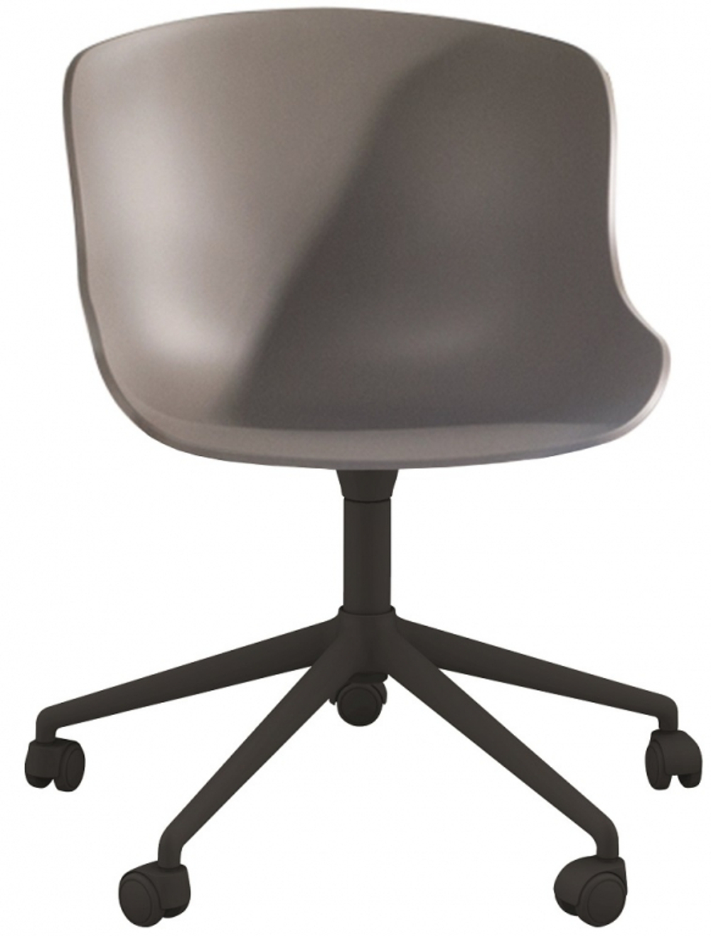 Стул офисный на колесах Papatya Globe-S Chief, тортора