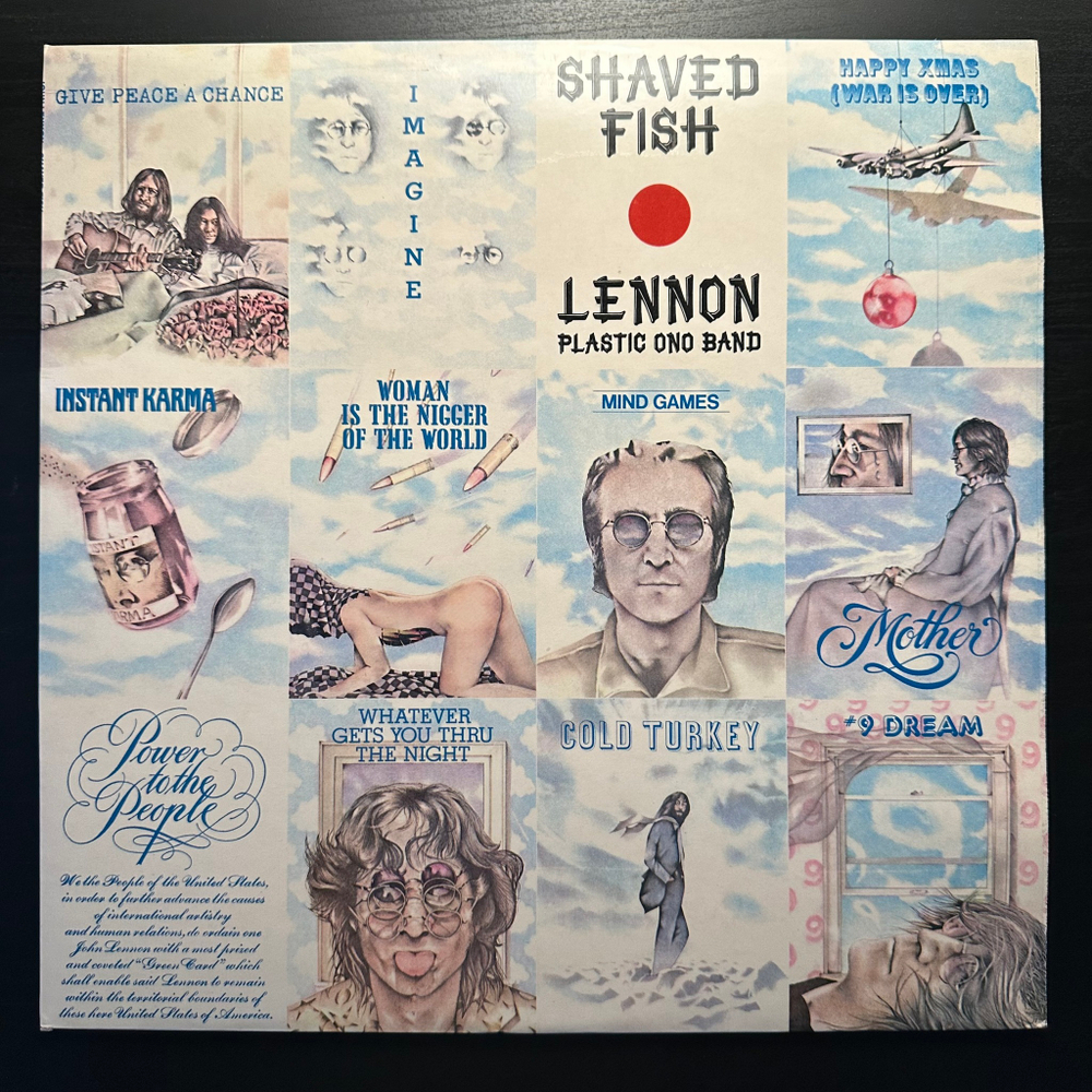 Lennon, Plastic Ono Band - Shaved Fish (UK 1975г.)