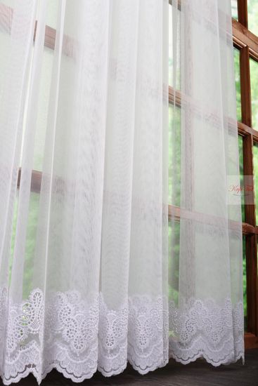 Тюль сетка-грек Морозко-2 (белый)