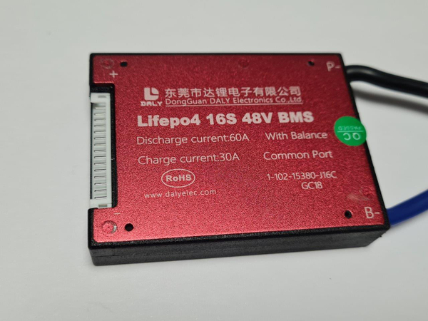 Плата контроля BMS LiFePO4 16S 48V 60A