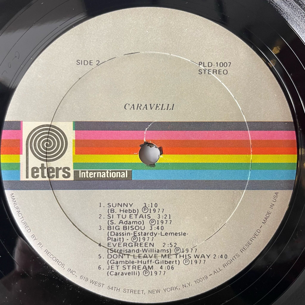 Винтажная виниловая пластинка LP Caravelli Оркестр Каравелли (USA 1977)