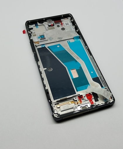 Tecno Camon 30S (CLA5) - Дисплейный модуль в сборе + шлейф кнопок + кнопки (в рамке) (АСЦ)