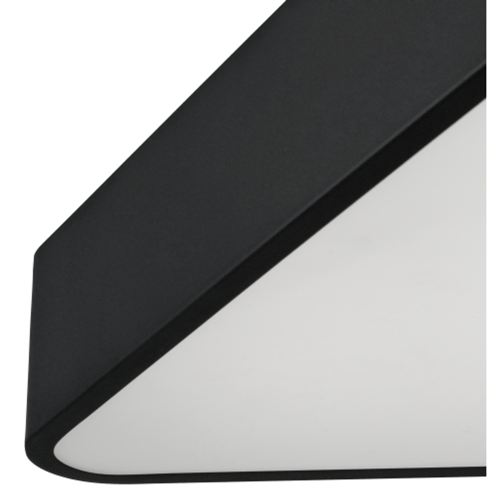 Светильник LED ЭРА Geometria SPO-151-B-40K-030 Delta 30Вт 4000К 3000Лм IP40 черный подвесной драйвер внутри