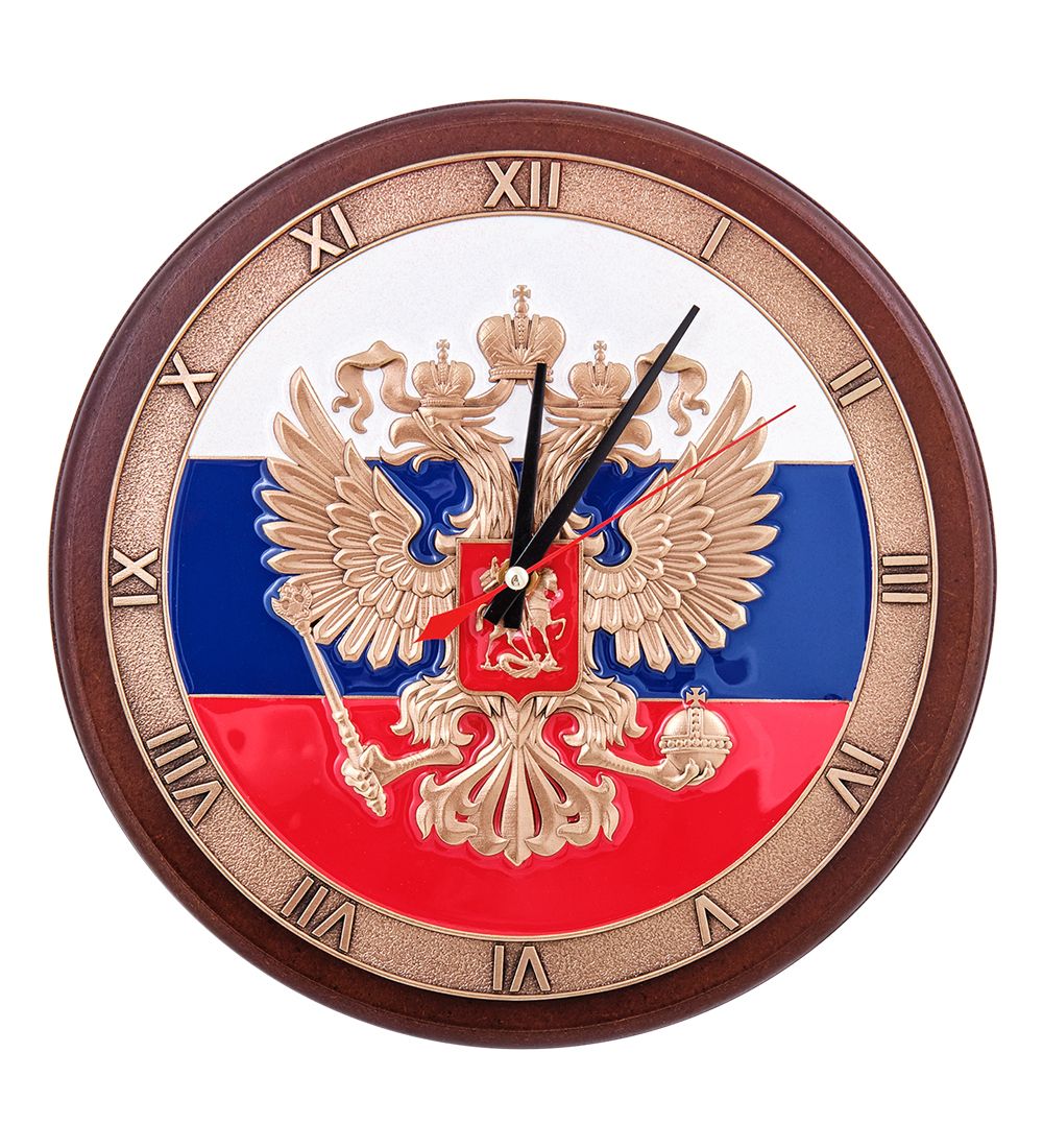 ПК-224 Настенные часы «Герб России»